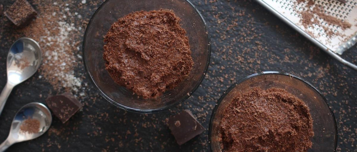 Chocolate Mousse with Smoked Sea Salt by Arum Nixon