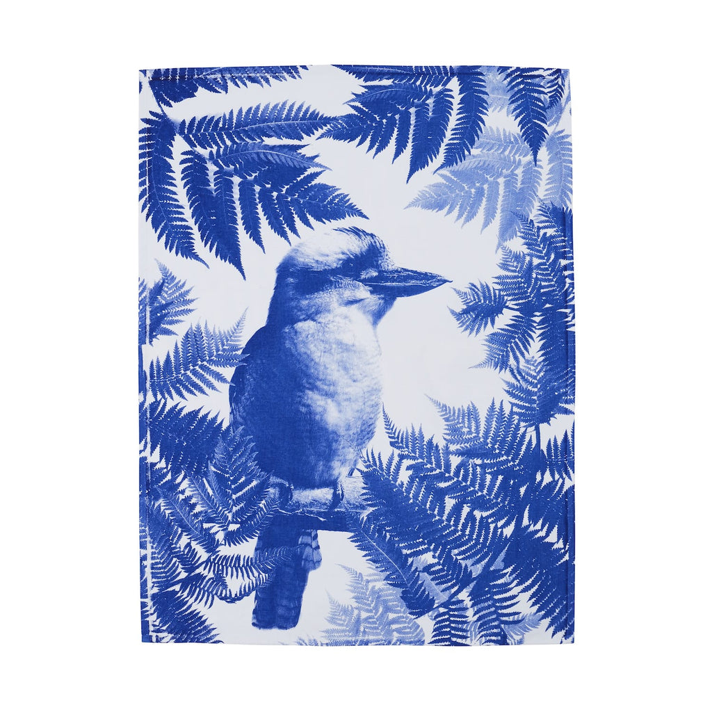 Bonnie & Neil Tea Towel - Blue Kooka